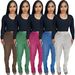Women's Clothing Style Women's Slim Fit Slouch Pants Fuzzy Texture Breathable Highly Elastic Fashion Casual Versatile_ecoleips.com