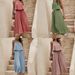 Women's Clothing Solid Color Pleated Tank Top Wide Leg Pants Casual Set_ecoleips.com