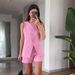 Women's Sleeveless Vest & High-Waisted Shorts Set – Breathable Polyester Summer Outfit, Street Chic To Elegant Style_ecoleips.com