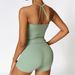 European And American Tight Yoga Suit Quick-drying Fitness Suit Spring And Summer Outdoor Running Sports Vest Shorts Suit Women 8519_ecoleips.com