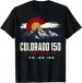 Women's T-Shirts Colorado 150 Years 4th Of July America 250 Vintage USA Flag T-Shirt_ecoleips.com