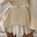 K Women's New Design Sense Corsage Splicing Irregular Puffy Sleeve Dress Short Skirt_ecoleips.com