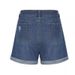 K Women's New Straight Tube Slim Fit Denim Shorts With Worn Edges And Rolled Edges_ecoleips.com
