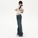 Wholesale Manual: Vintage Atmosphere, Beautiful Silhouette, Charming Ultra-Low Waist American Flared Pants_ecoleips.com
