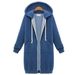 Women's Clothing Autumn And Winter Women's Clothing Mid Length Hooded Long Sleeved Sweatshirt Women's Winter_ecoleips.com