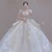 New 2025 Summer French Retro Style Wedding Dress High Quality plus Size with Train for Foreign Trade Arriving Soon_ecoleips.com