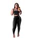 Women's Color Block High-Waisted Yoga Suit Two Piece Fashion Casual Sports Vest Set_ecoleips.com