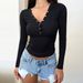 Y2K Slim-Fit Long Sleeve Top – Minimalist Solid Color T-Shirt For Women (White/Black/Burgundy/Dark Gray, S/M/L/XL)_ecoleips.com