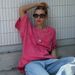 Vintage European And American 2025 Summer Loose Fit Casual Round Neck Washed Brushed Short Sleeve T-Shirt_ecoleips.com