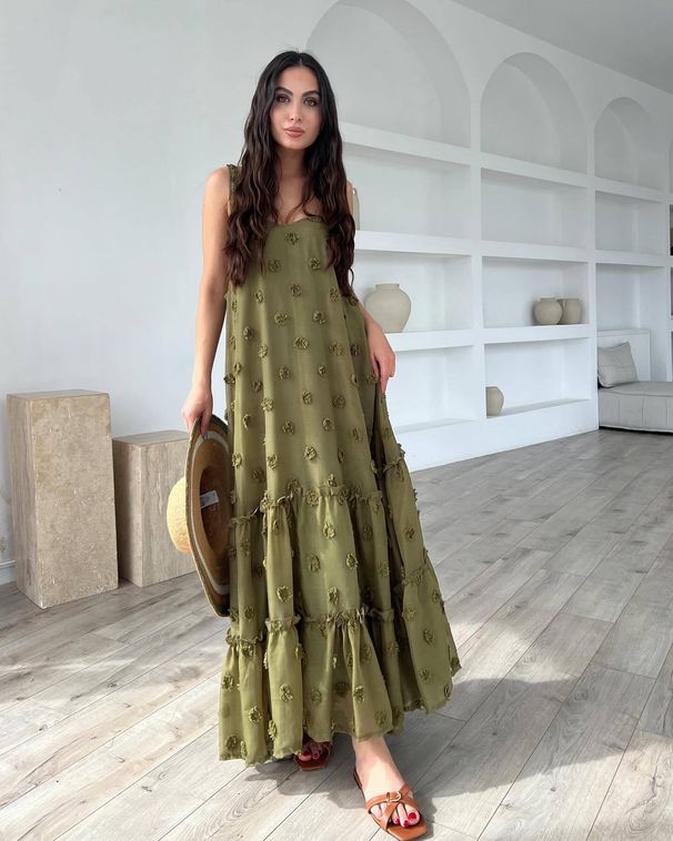 Women's Clothing Spring And Summer New Women's Fashion Three Dimensional Flower Big Cake Dress_ecoleips.com