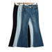 Women’s Clothing Ins Hot Girl Style Raw Edge Slim Embroidery Low Waist Flared Jeans Autumn New Slim Jeans_ecoleips.com