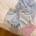 Distressed Washed Embroidered Raw Edge Denim Shorts For Women, Summer 2025 New High-Waisted Straight-Leg Sweet Cool Girl_ecoleips.com
