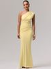 Mozision Elegant One Shoulder Ruched Sexy Maxi Dress Women Fashion Diagonal Collar Sleeveless Backless Bodycon Club Party Dress_ecoleips.com