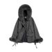 girl Girl Fleece-Lined Thickened Short Jacket With Large Fur Collar Parka For Petite Women Winter 2024 New Cotton Coat_ecoleips.com
