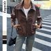 DiYun European And American High-End Minimalist Long-Sleeve Leather Jacket Women's Clothing 2025_ecoleips.com
