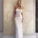 Women Sexy Lace Patchwork Wrap Chest Bodycon Hip Wrap Mid Length Long Dress Two Piece Set Elegant Party Evening Dress_ecoleips.com