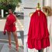 Women’s Sleeveless Backless Suspender Mini Dress – Sexy Summer Strappy Dress In Red (S/M/L)_ecoleips.com