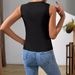 New Sleeveless Vest For Women, Slim Fit V-Neck Casual Blazer Vest, Lightweight Polyester Layering Piece For Office & Daily Wear_ecoleips.com