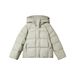 girl Girl Girls' Three-Proof Hooded Jacket 2025 Winter New Children's 90% White Duck Down Thickened Heat-Retaining Warm Coat_ecoleips.com