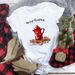 Women's Fashion T-Shirt With Merry Christmas Tree And Santa Claus Cartoon Print, Trendy Round Neck Short Sleeve Top_ecoleips.com