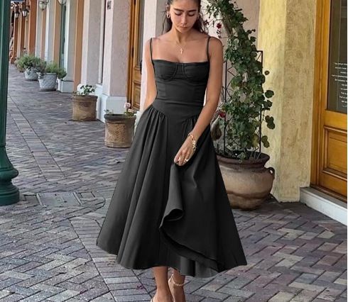 Sleeveless Wrap Tube Dress – Women's Stretchy Bodycon Midi Dress, High Waist Sexy Cocktail Dress (Red/Black/Navy/7 Colors, S-3XL)_ecoleips.com