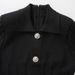 Women's Clothing Spring And Summer Fashion Anti Strip Knitted Lapel Slim Fit A Line Temperament Black Dress_ecoleips.com