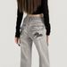High-waisted, Frayed, Low-rise, Slightly Flared Jeans For Tall Women, Spring/summer, With Raw Edges Embroidery, Slim-fit_ecoleips.com