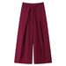 Women's Clothing Women's Stylish Pleated Trousers Style Homemade Fashionable Bottoms For Ladies For Formal & Casual For Women_ecoleips.com
