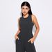 Voya Popular Women's Clothing With Sexy And Spicy Design, Slim Waist And Side Bones, Fashionable Knitted Jumpsuit_ecoleips.com