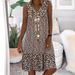 Cross-border 2024 Summer New European And American Clothing, Best-Selling V-Neck Small Floral Print Sleeveless_ecoleips.com