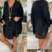 Clothing Spring Summer 2025 New Solid Color Button Long Sleeve Loose Casual Shirt Women's Top_ecoleips.com