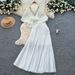 Elegant Red Two Piece Suit For Women Sophisticated Pleated Skirt Cape Waist Cinching Design Perfect For Autumn_ecoleips.com
