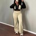 Women's Color-Block Hoodie & Straight Leg Pants Set – Trendy Casual Outfit (S-XXL, Black/Red) | Winter-Ready Comfort & Style_ecoleips.com