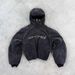 Trendy Y2k Style Men's Zip-Up Hoodie With Face Cover Pullover - Streetwear Unisex Oversized Fit Fashion_ecoleips.com