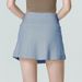 Nylon High Waist Pocket Sports For Women Skort Running Anti-Exposure Yoga Fitness Tennis Skirt_ecoleips.com