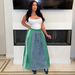 Women's Clothing Ladies Fashion Casual Striped A Line Loose Denim Contrast Skirt_ecoleips.com
