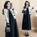Real Shot In Stock~ Autumn New Korean Fashion Small Fragrance Style Elegant Age-Reducing Slimming Two-Piece Dress_ecoleips.com