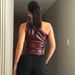Women's Clothing Women's Slim Sexy Twisted Strap One Shoulder Top Solid Color Sleeveless Oblique Collar For Formal & Casual For Women_ecoleips.com