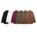 2025 Spring/Summer New Fashion Women's Casual Versatile Turn-down Collar Long Sleeve Front Tie Shirt_ecoleips.com