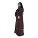Muslim Dress Women Elegant Solid Color Muslim Suit – Loose Fit Embroidered Casual Set For Modest Fashion_ecoleips.com