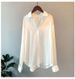 Long-sleeved Satin Shirt Women's Design Sense Niche 2026 Spring And Summer Sun Protection Versatile Drape Sense Retro Hong Kong Style Shirt Top_ecoleips.com