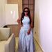 Women's African-Inspired One-Shoulder Backless Maxi Dress Striped Trendy Summer Spring Long Dress_ecoleips.com