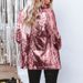 Women's Multicolor Sequined Long Sleeve Blazer Casual Spring Elegant Top Polyester England Style_ecoleips.com