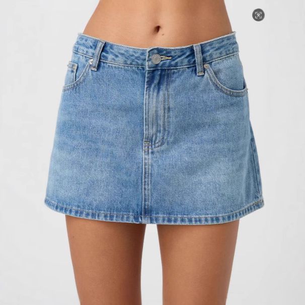 Women's Clothing Slim Casual Stretch Washed Denim Skirt_ecoleips.com