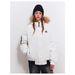 Unisex Short Parka With Detachable Faux Fur Hood – Winter-Proof Quilted Jacket, Oversized Fit & Water-Resistant Polyester Shell_ecoleips.com