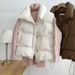Women's Clothing small fragrant style stand collar new sleeveless cotton vest outer wear vest jacket trendy_ecoleips.com