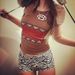 Girls' Summer Retro Rhinestone Camisole Tank Top Y2K Style Domo Kun round Neck Short Sleeve T-Shirt for Foreign Trade_ecoleips.com