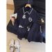 European Linen Embroidered Top And Pants For Women 2025 Summer New Turn-Down Collar Sleeveless Shirt + Shorts Two-Piece_ecoleips.com