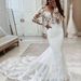 New Mermaid Style Wedding Dress Sexy Lace Elegant Slimming Backless Fashionable Forest Style Travel Photography Light Women's Party Wear_ecoleips.com