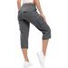 Women's Lightweight Capri Hiking Pants Casual Quick Drying Outdoor Travel Shorts With 6 Pockets_ecoleips.com
